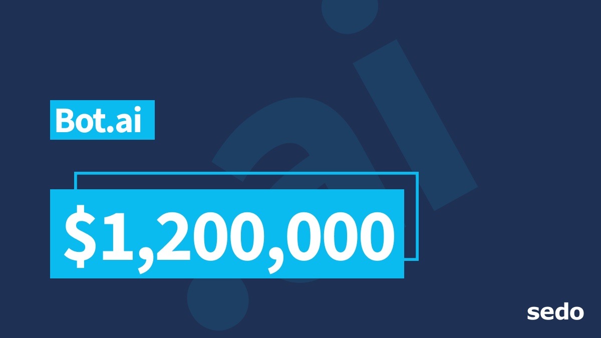 Доменное имя Bot.ai было приобретено за $1,2 млн - 1